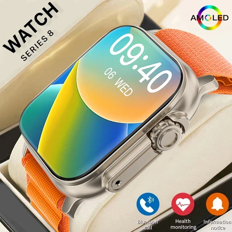 2024 T900 Ultra 2 Smart Watch Men 49mm Series 8 2.3 